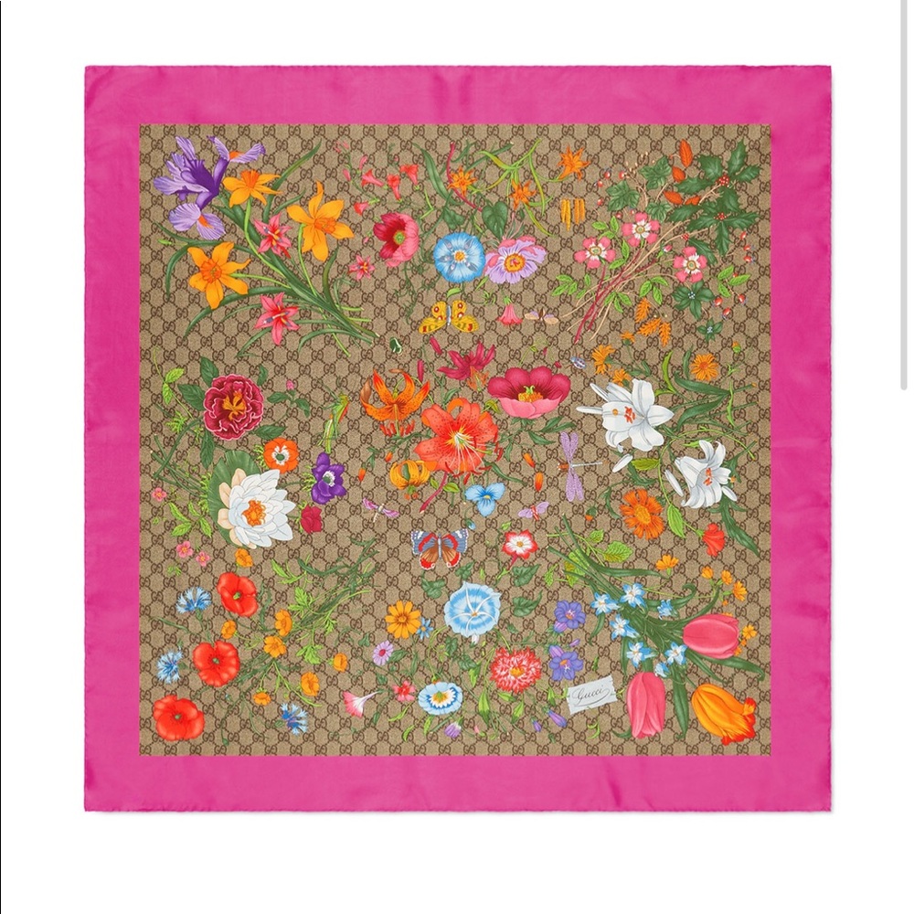Gucci silk scarf